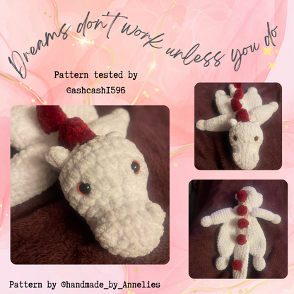 Dino/Dragon snuggle Haak patroon (PDF bestand) (US terms)